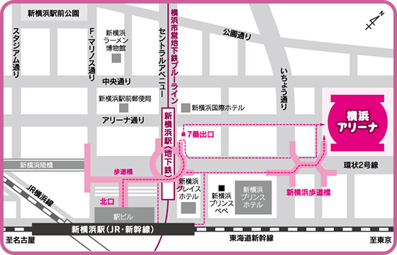 横浜会場マップ