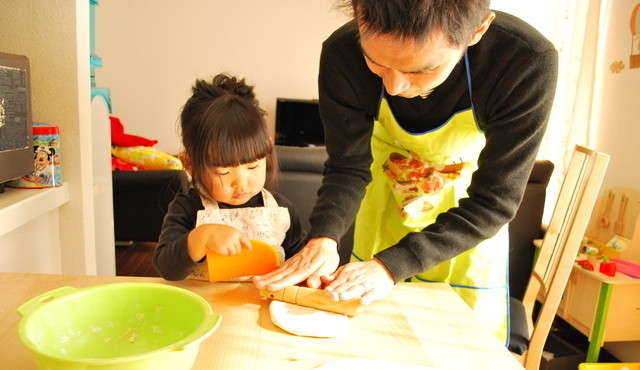 父と子で料理