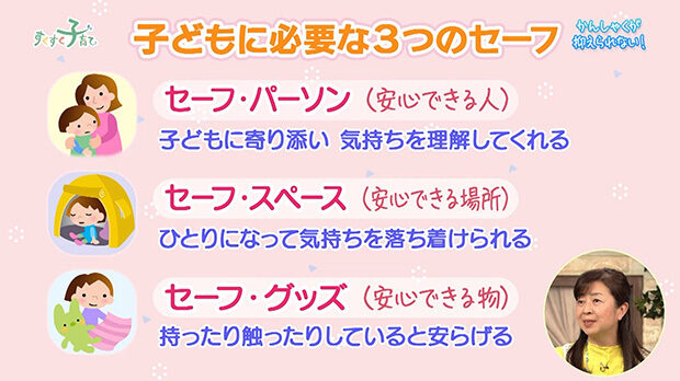 子どもに必要な3つのセーフ