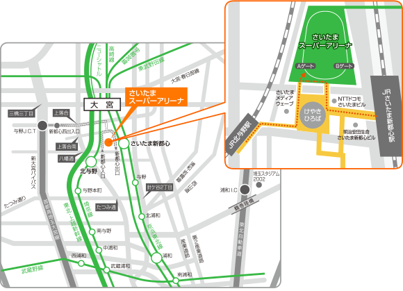 さいたま会場マップ